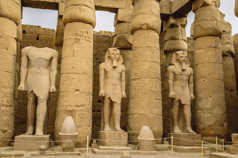 Luxor Private Tour - Luxor Temple open court.