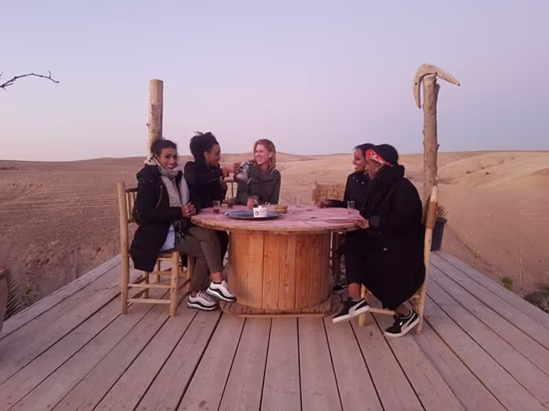 Marrakech Private Tour - Thea time At middle of the desert