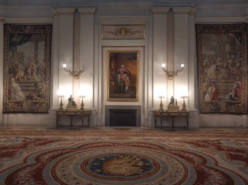 Madrid Private Tour - Portrait of King Carlos III at the Royal Palace