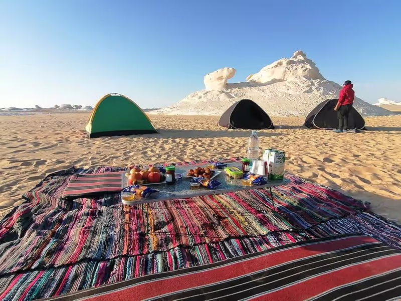 Giza Private Tour - camp tent