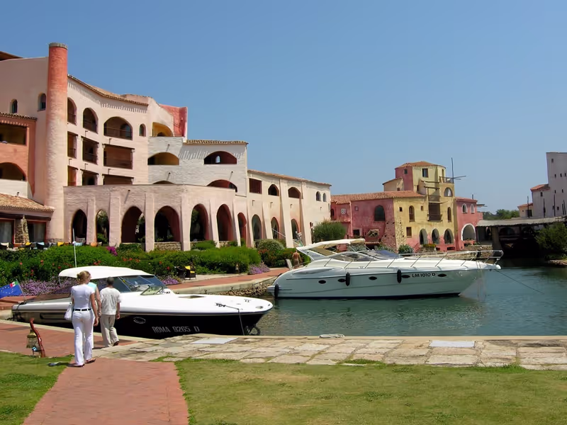 Sardinia Private Tour - The hotel Cala di Volpe was designed in 1962 by Jacques Couelle