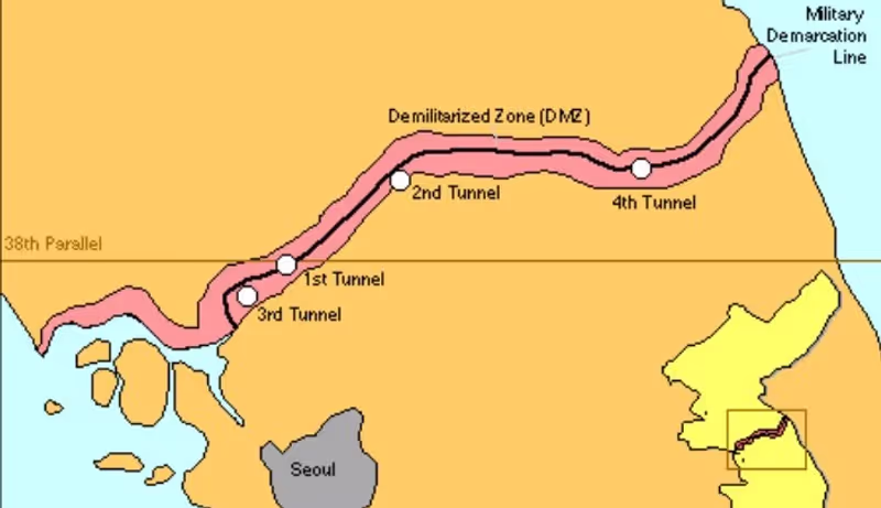 Gyeonggi Private Tour - DMZ Map  [사진 제공 - 통일부 공식블로그]