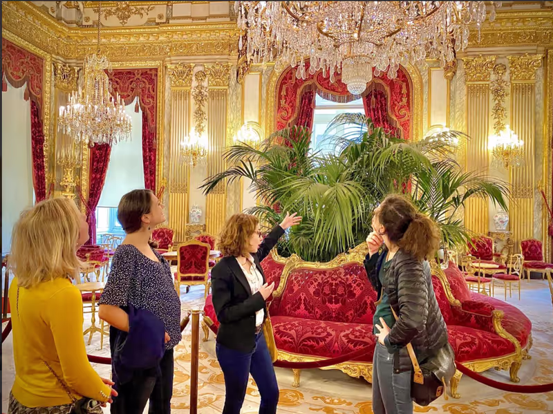 Paris Private Tour - Napoleon III Apartments - Louvre Museum (The Great tour)  with dear visitors from France. ©Fernanda C.