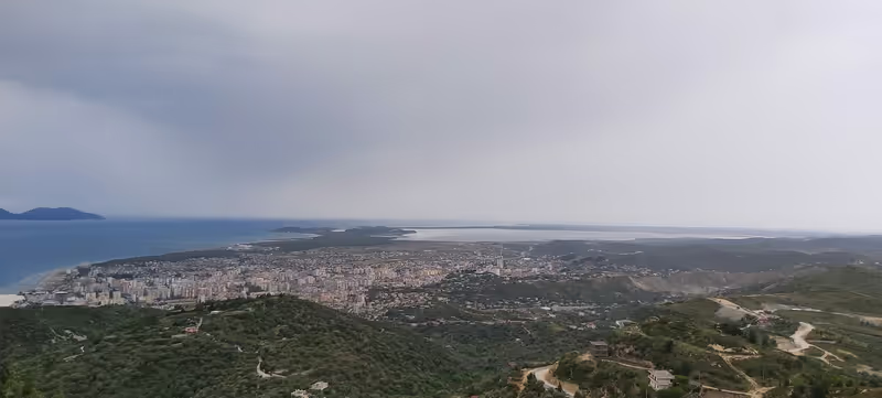 Tirana Private Tour - Bay of Vlore seen from above