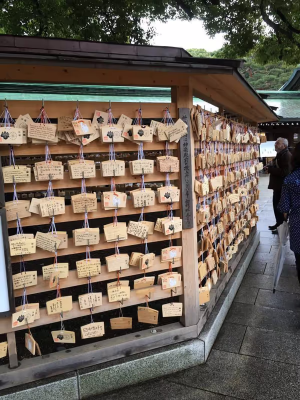 Tokyo Private Tour - Some tourists write their wishes on Votive tablets, such as family happiness, academic success, and world peace