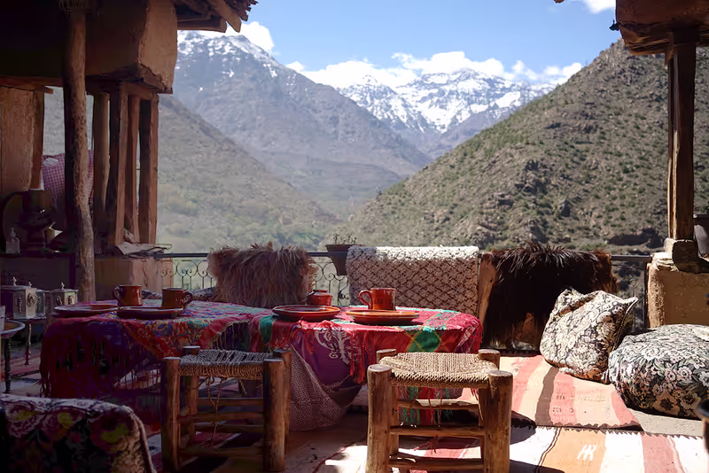 Marrakech Private Tour - Berber house terrace