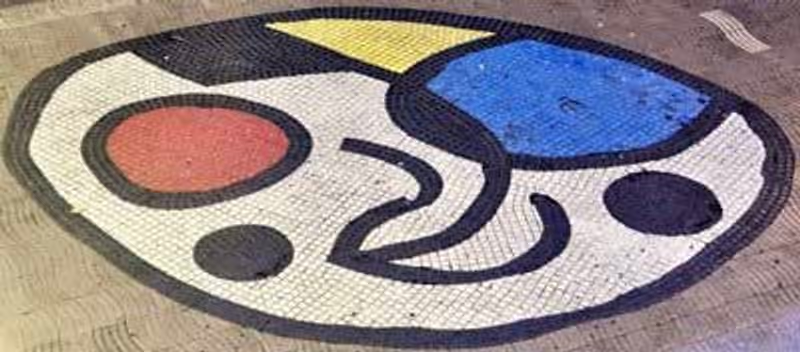 Barcelona Private Tour - The ramblas - Miro's mosaic