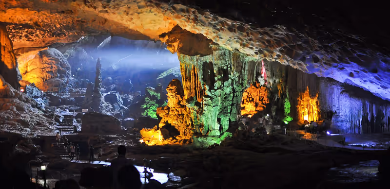 Hanoi Private Tour - cave in halong