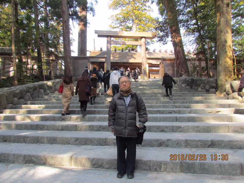 Osaka Private Tour - In front of Shogu in Naigu