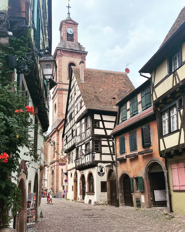 Alsace Private Tour - Enchanting half timbered buildings.