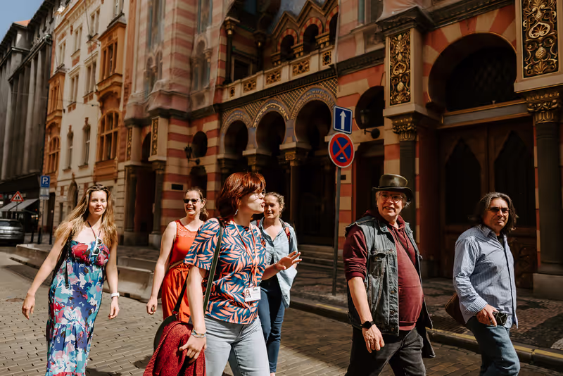 Prague Private Tour - Walking the streets of the picturesque Jewish Quarter of Prague.