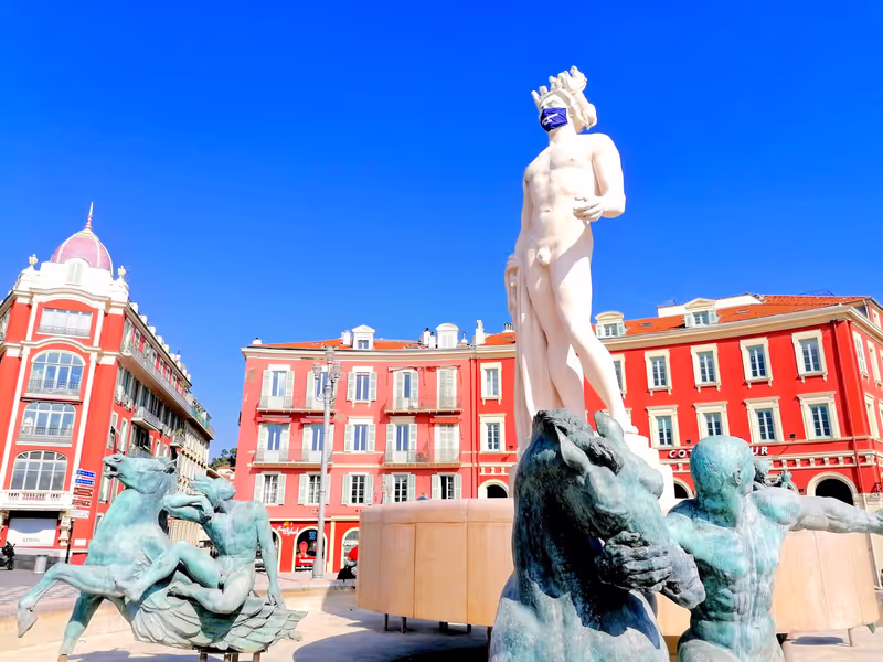 Nice Private Tour - Fountain of Place Massena