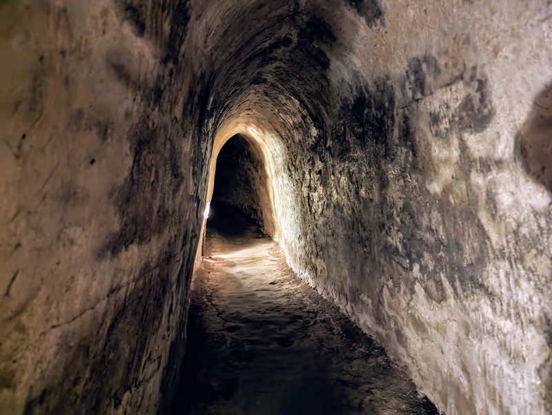 Ho Chi Minh Private Tour - A path inside the tunnels