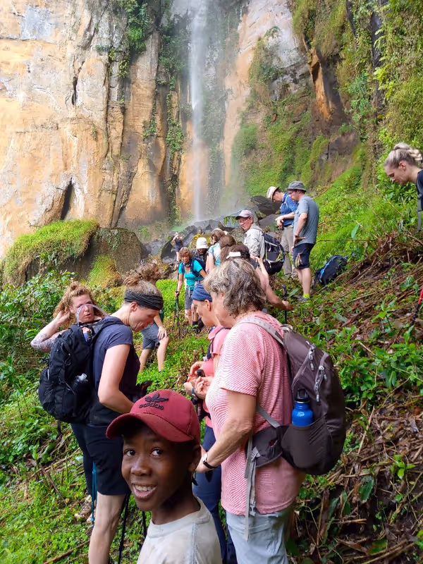 Tanga Private Tour - The beautiful landscapes and waterfalls at Ndamaha Waterfalls 