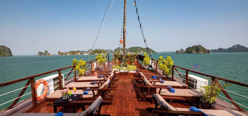 Hanoi Private Tour - Cruise's deck top