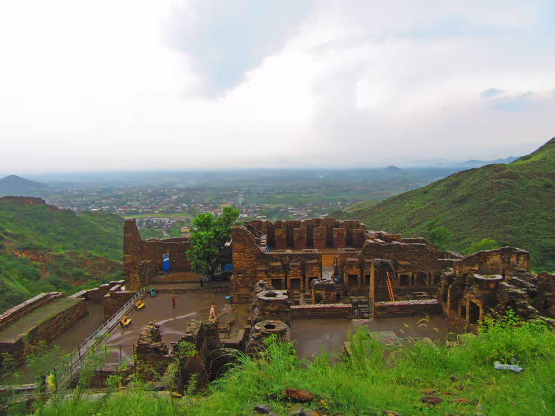 Islamabad Private Tour - Aireal view of Takht Bhai Buddhist Monastery 