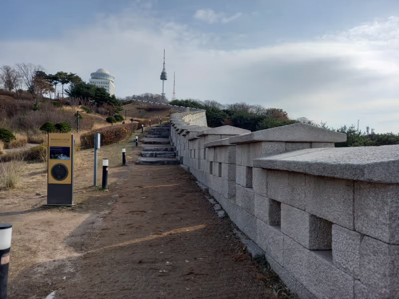 Seoul Private Tour - Fortress wall from N Seoul Tower to South Gate for 30 min. walk