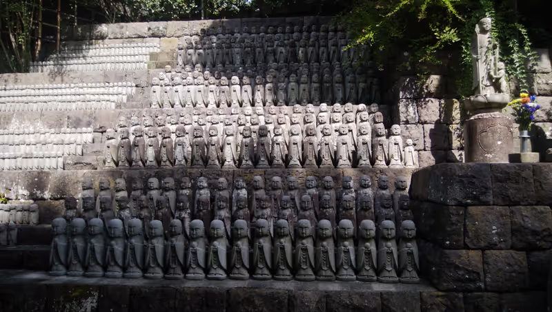 Tokyo Private Tour - Jizo- statues in Hase-temple